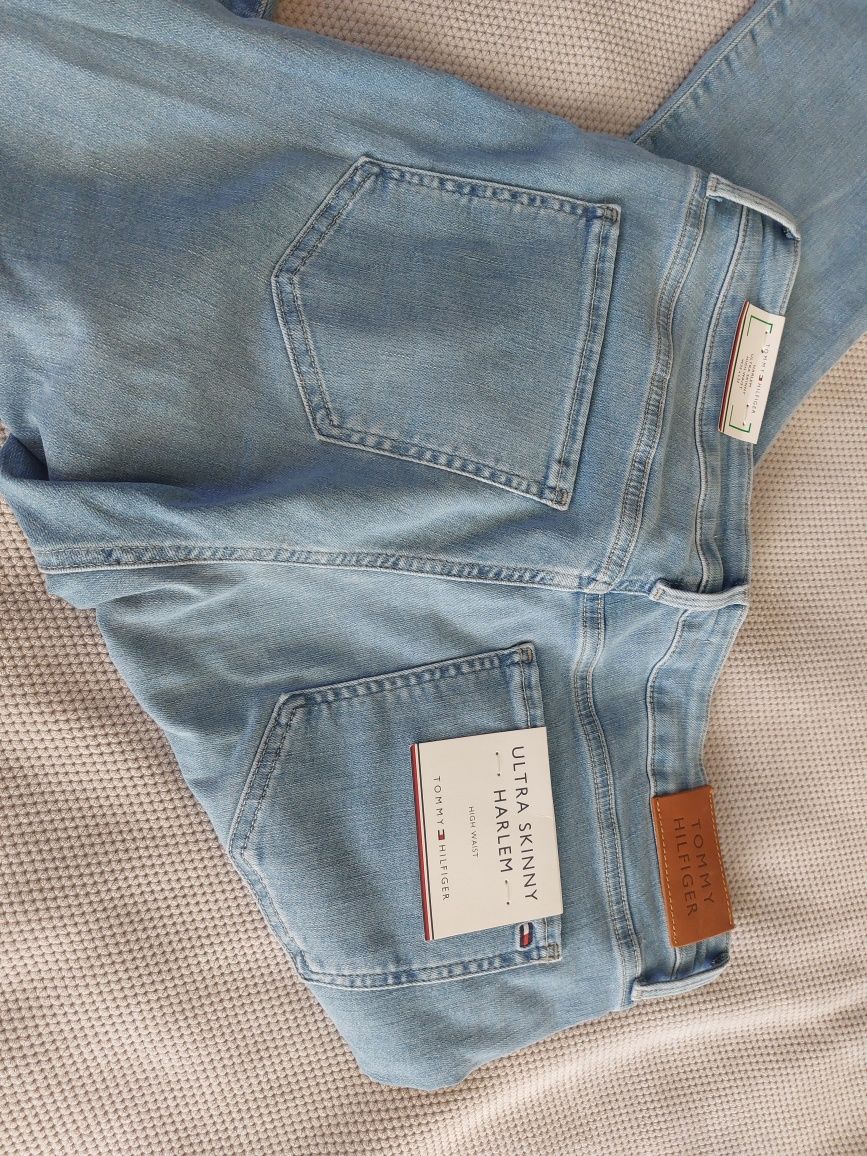 Jeansy Tommy Hilfiger ultra skinny harlem 32/32