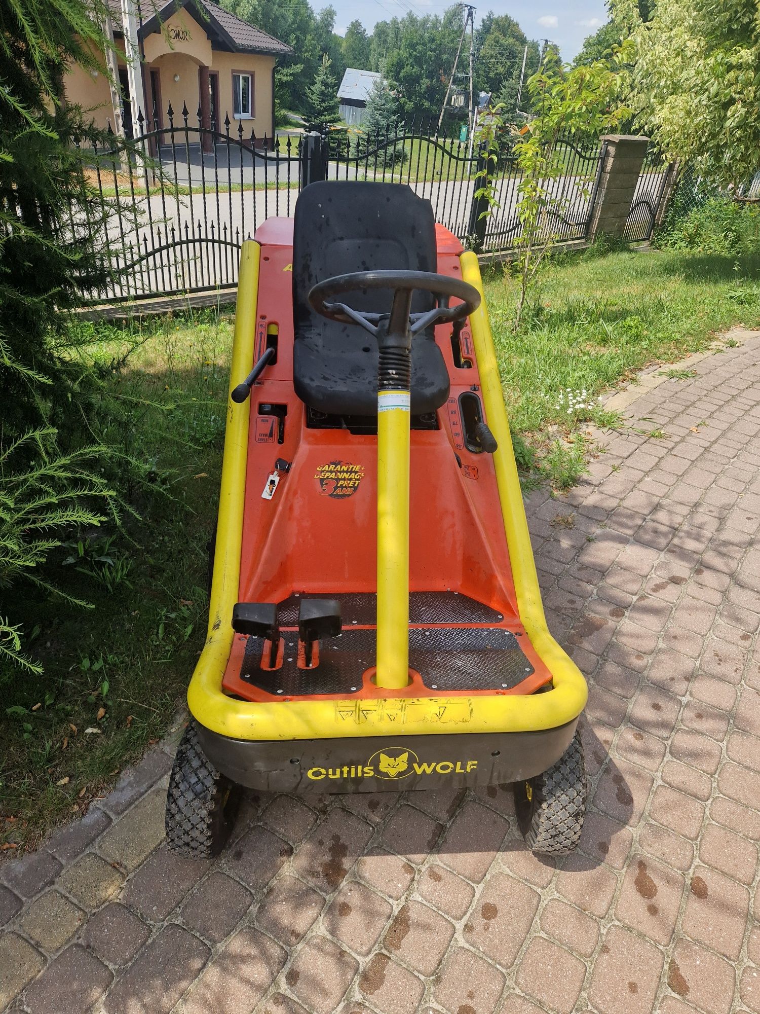 Kosiarka traktorek wolf garten etesia bahia