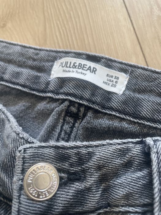 Szerokie spodnie jeansy Pull&bear 38