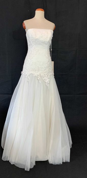 nowa z metką suknia ślubna 38/40 M/L Litera A na ślub wesele poprawiny