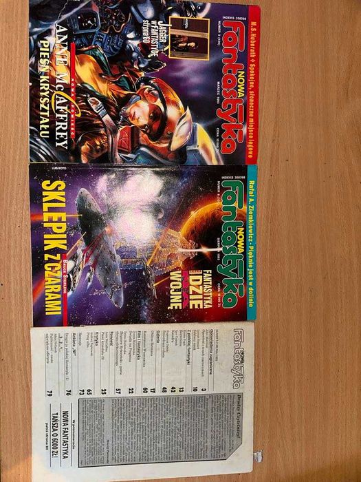 „Nowa Fantastyka” 7 numerów z 1993 roku Darmowa dostawa