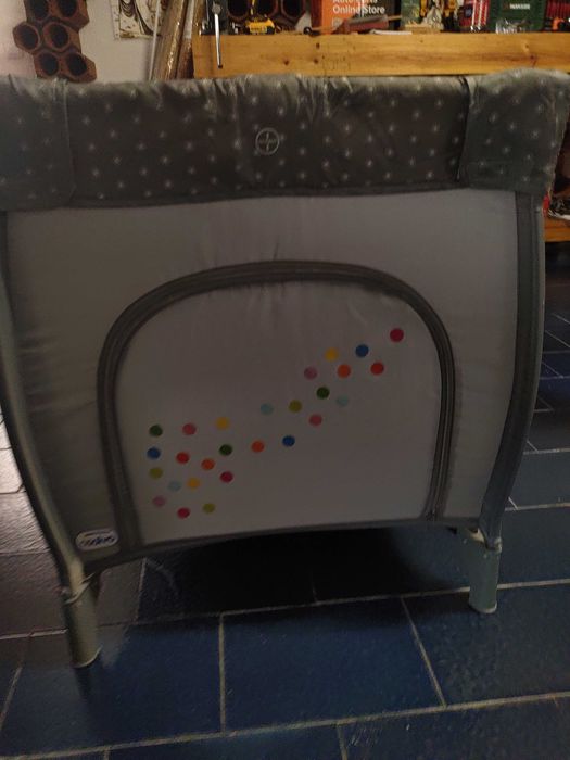 Cama/Berço de viagem Asalvo cinzenta