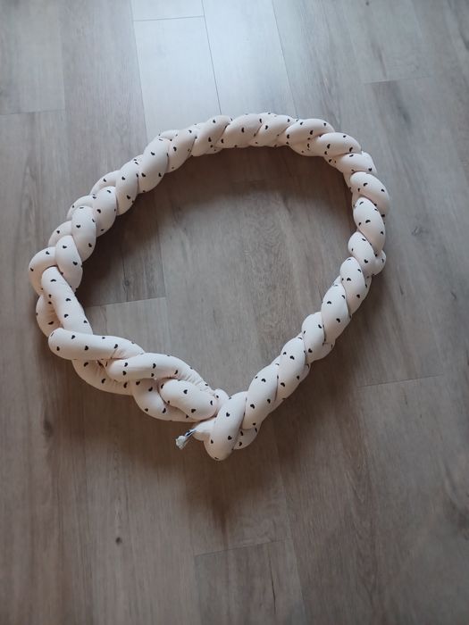 Ochraniacz do łóżka warkocz 200 cm