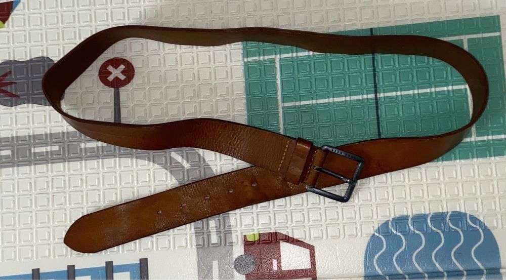 Шкіряний ремінь Hugo Boss made in Italy