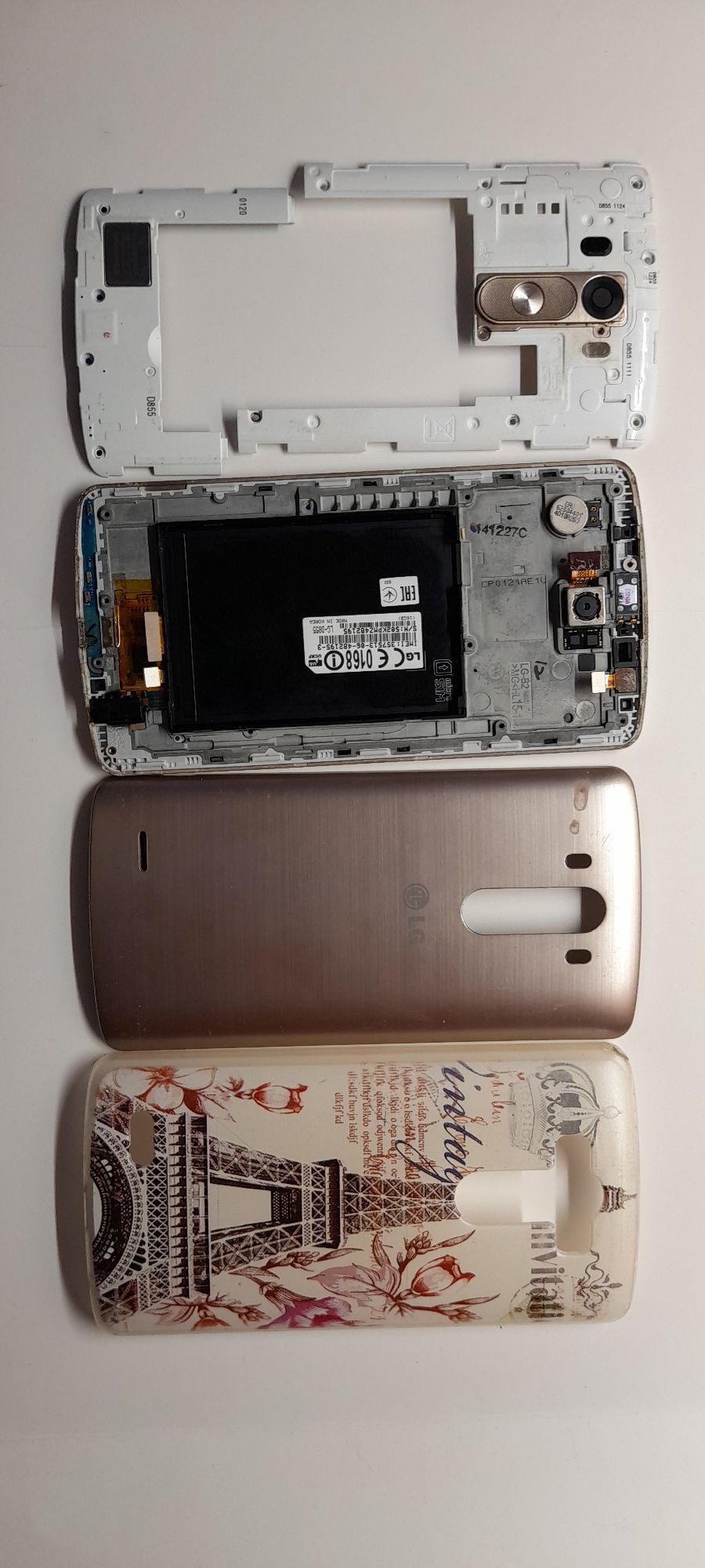 LGG3 D855 VS985 дисплейні модуля з корпусами
