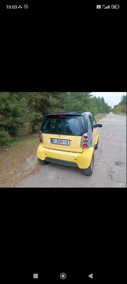 Smart fortwo 0.6 2001 год