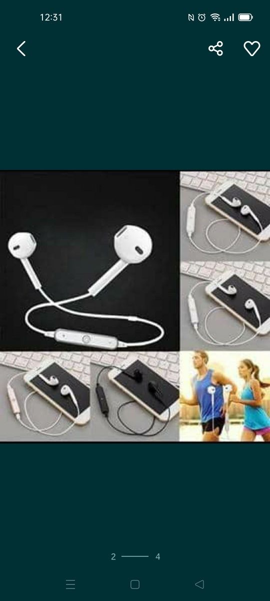 Fones sem fios novos