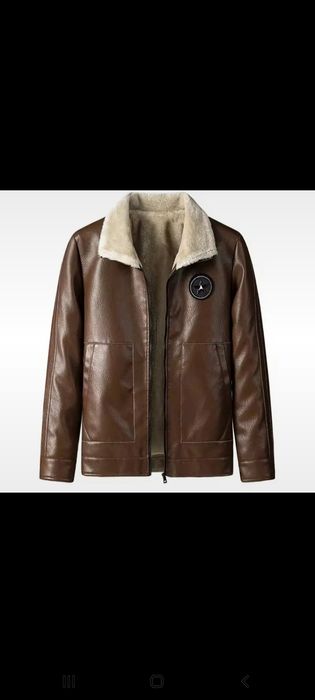 Casaco em couro homem
