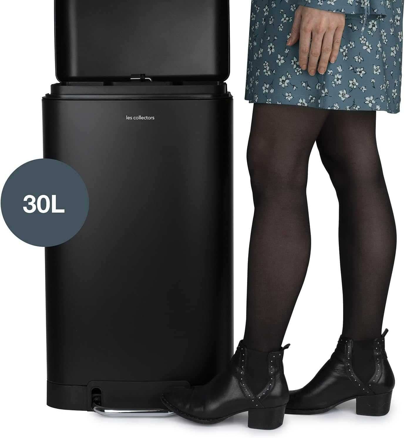 Nowy kosz na śmieci / śmietnik / pojemnik / 30L / czarny !A161!