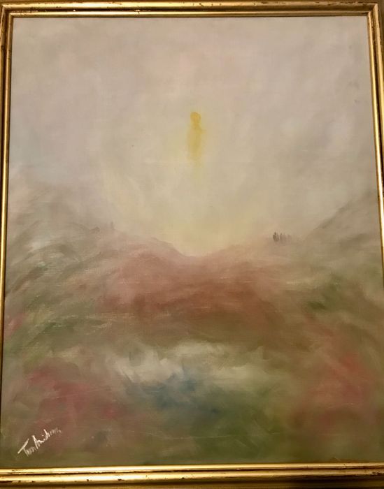 Kolekcja obrazów olejnych na płótnie (5 obrazów), II połowa XX w.