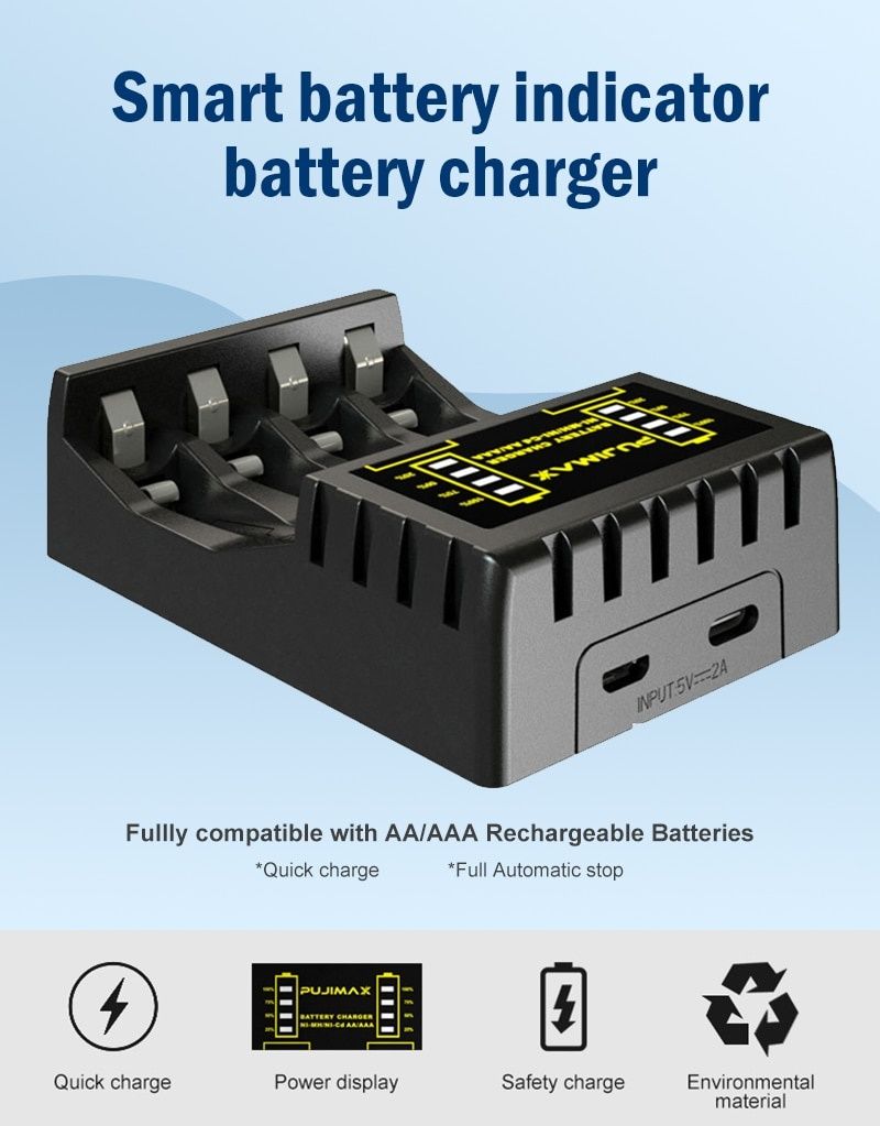 Зарядний пристрій для акумуляторів ААА і АА