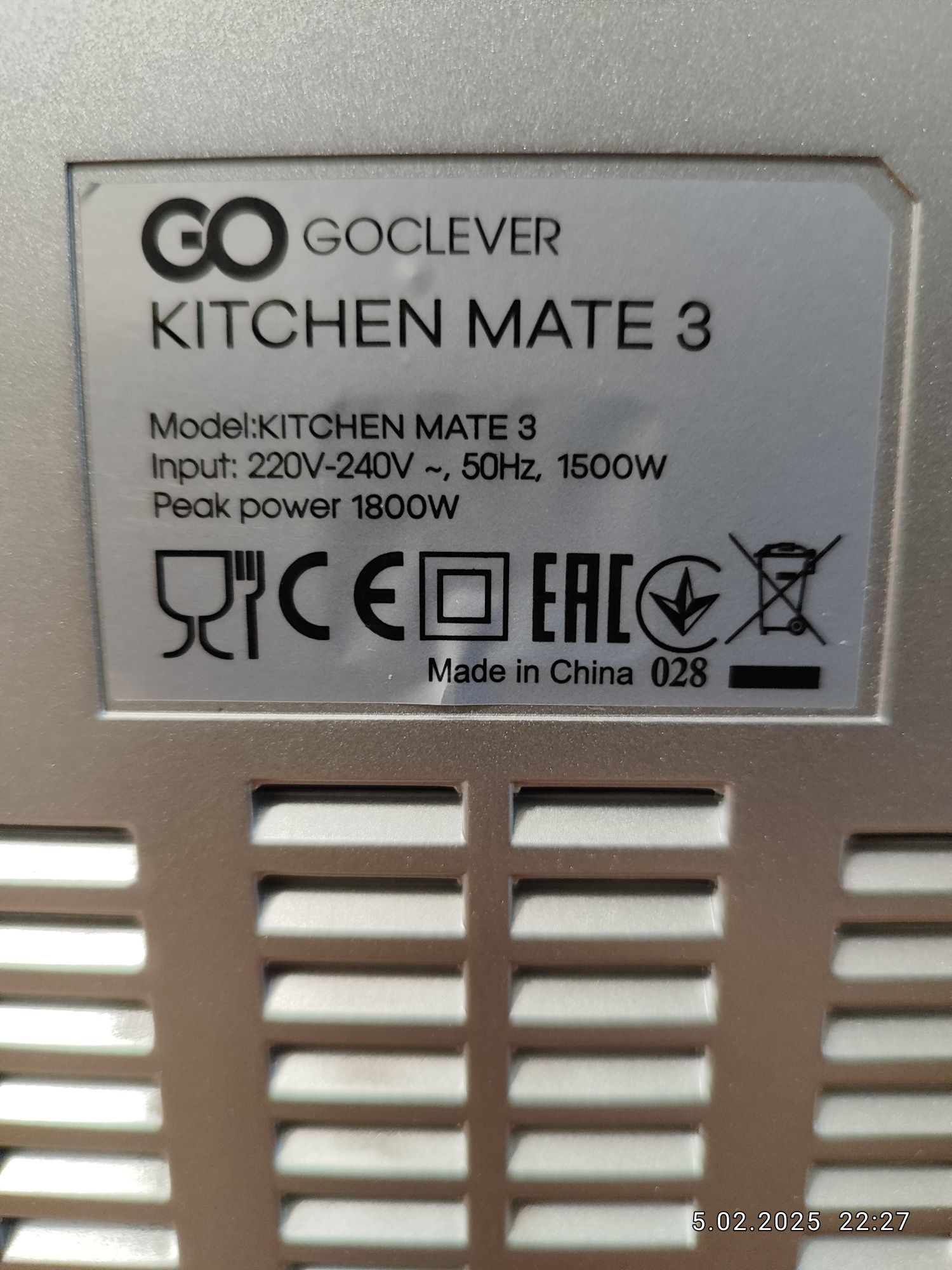 Uszkodzony Robot kuchenny Goclever