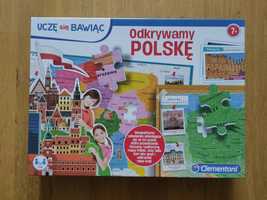 Puzzle 104 elementów. Uczę się bawiąc. Odkrywamy Polskę