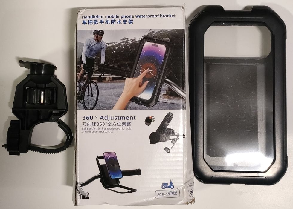 Suporte para smartphone, para motociclo ou bicicleta
