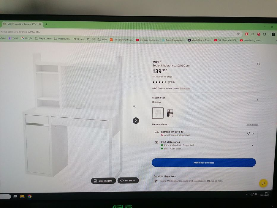 Secretaria micke ikea