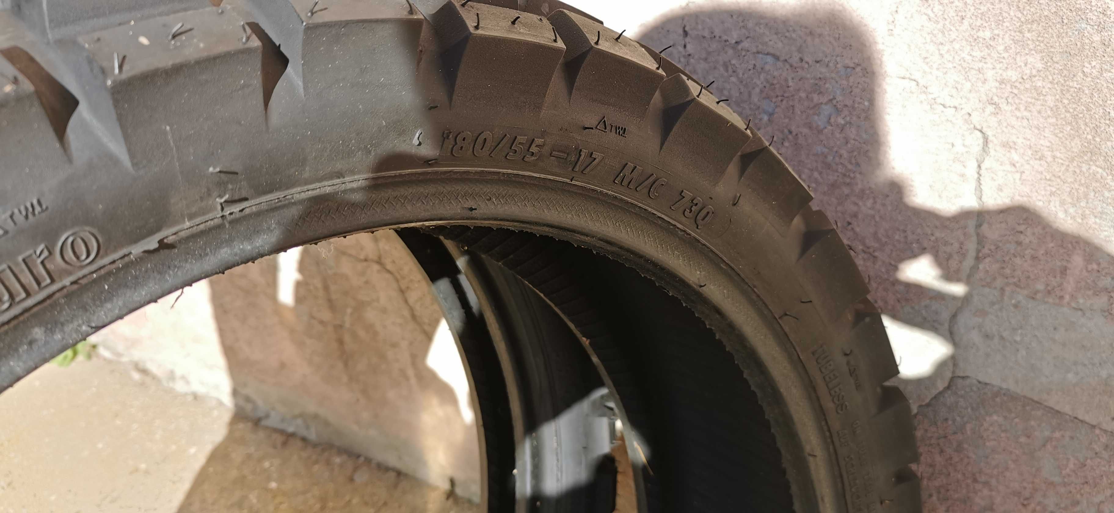 Pneus Moto TT - Continental Twinduro 180/55-17  + 110/80-19
