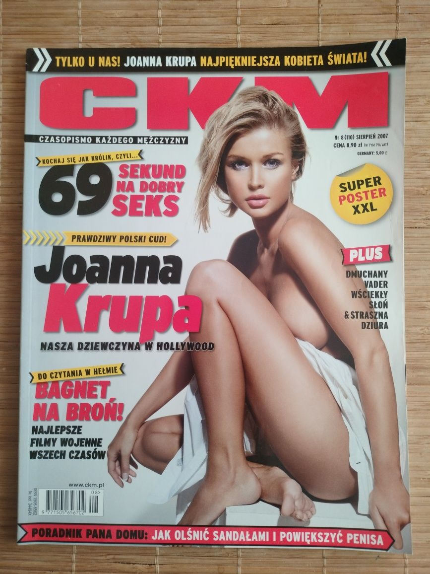 Magazyn CKM sierpień 2007 Joanna Krupa
