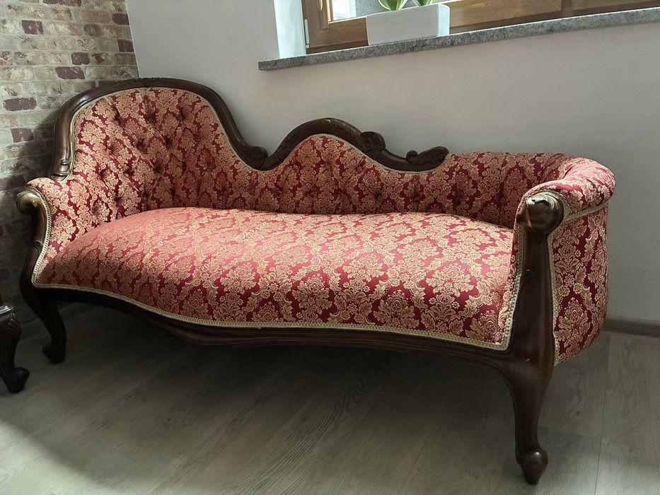 Szezlong barokowy, rokoko