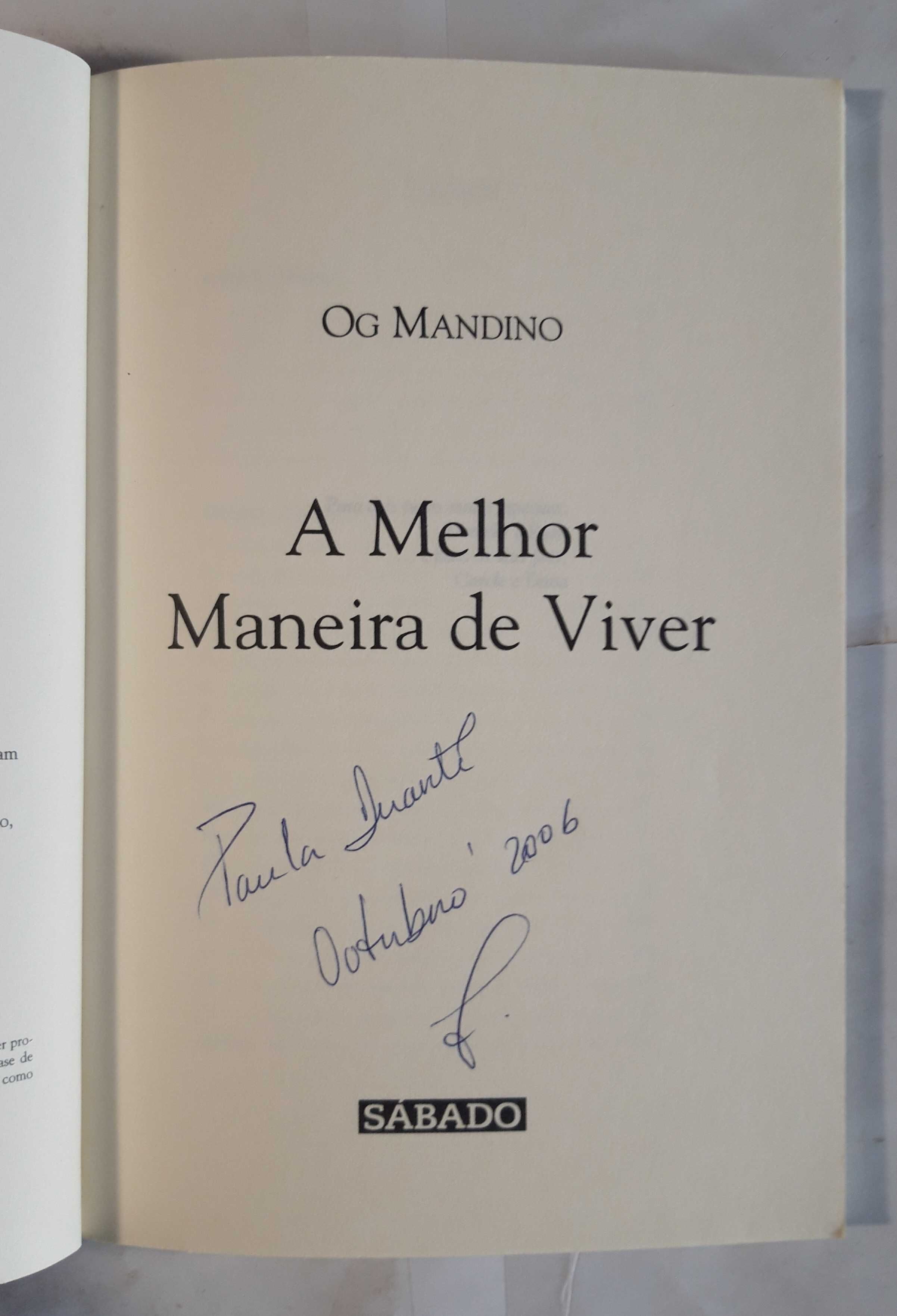 Livro Ref Par1- Og Mandino - A Melhor Maneira de Viver