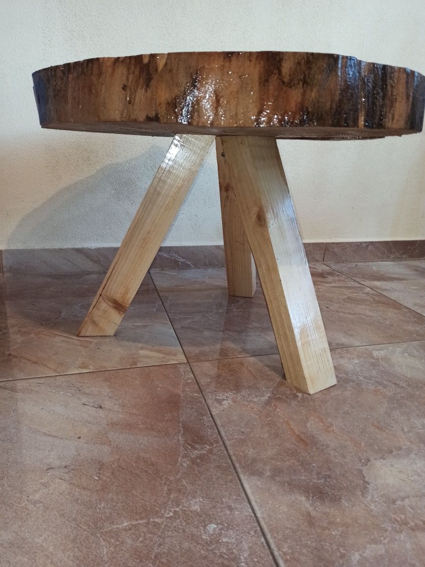 Stolik z plastra stolik kawowy