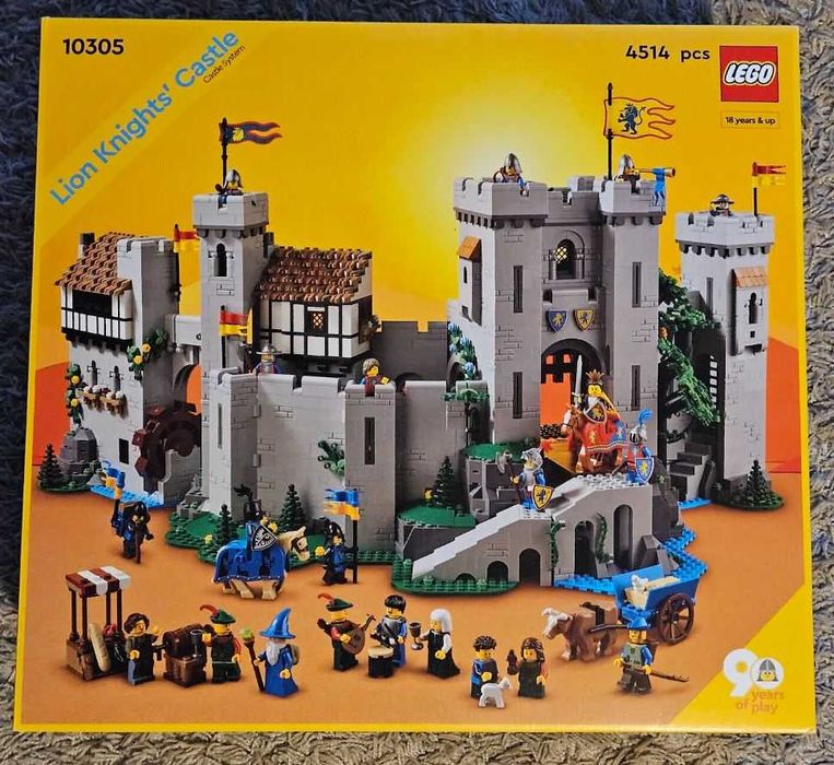 Lego Castle 10305 Zamek rycerzy herbu Lew nowy