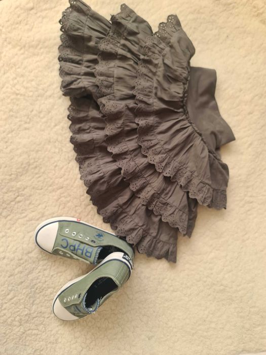 Комплект кеди Marco Polo Club юпка спідниця мережевна кружевная Zara