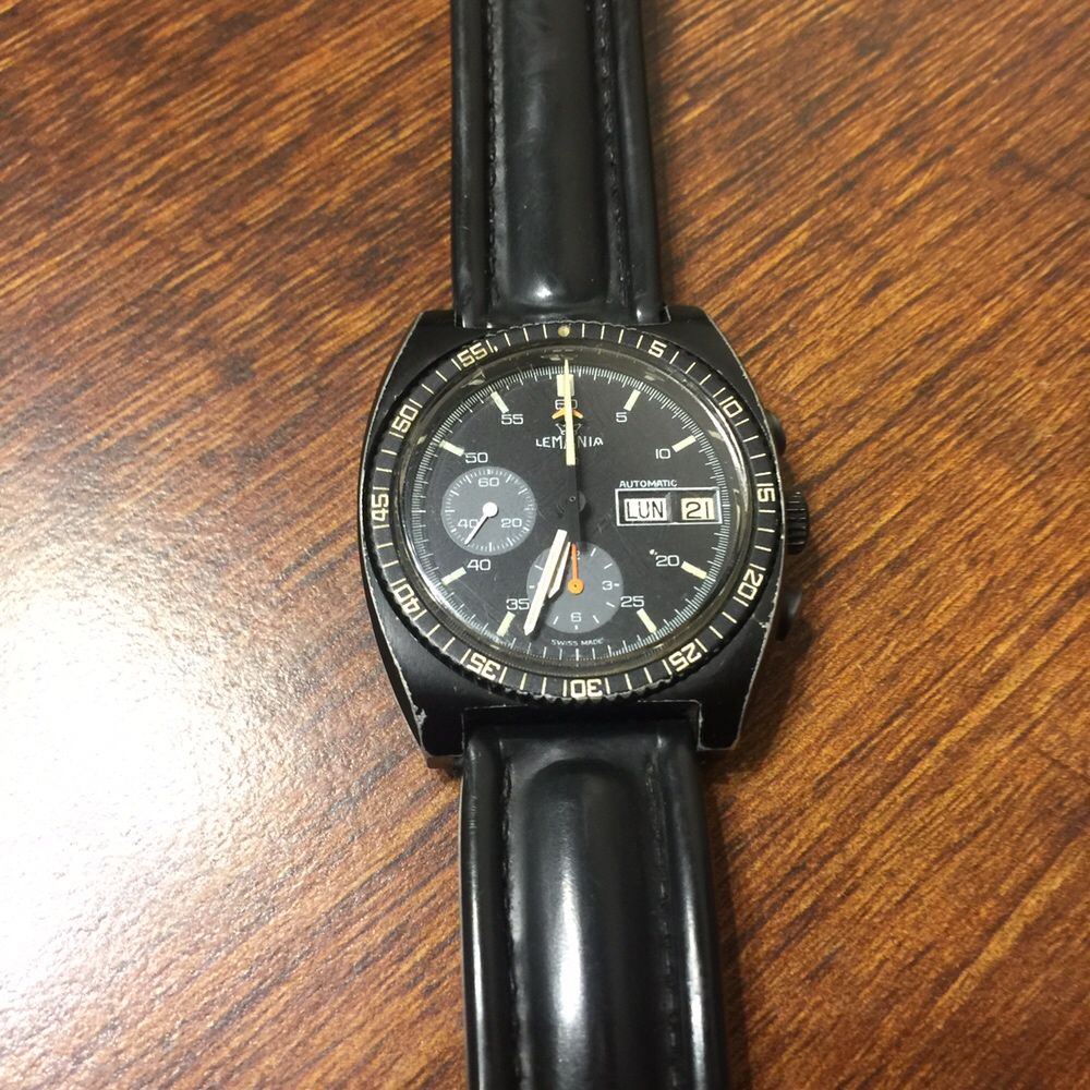 Vintage lemania chronograph 5012