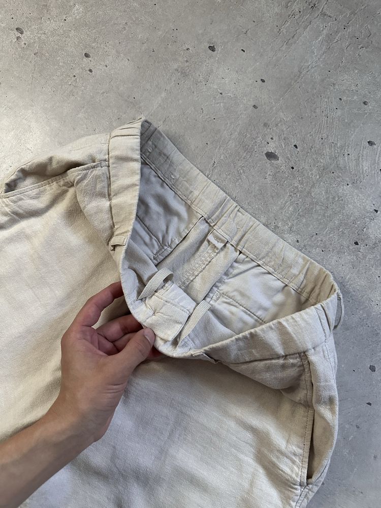 Uniqlo japan old money linen shorts original чоловічі шорти льон