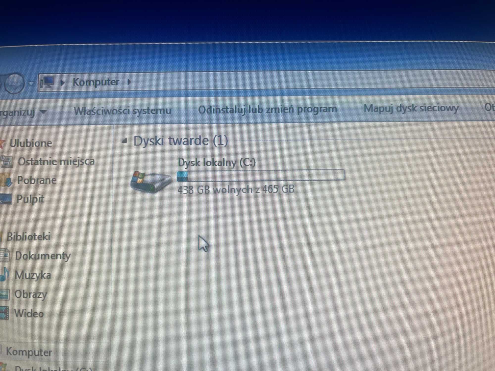 Komputer HP i3 z monitorem LG 22cale