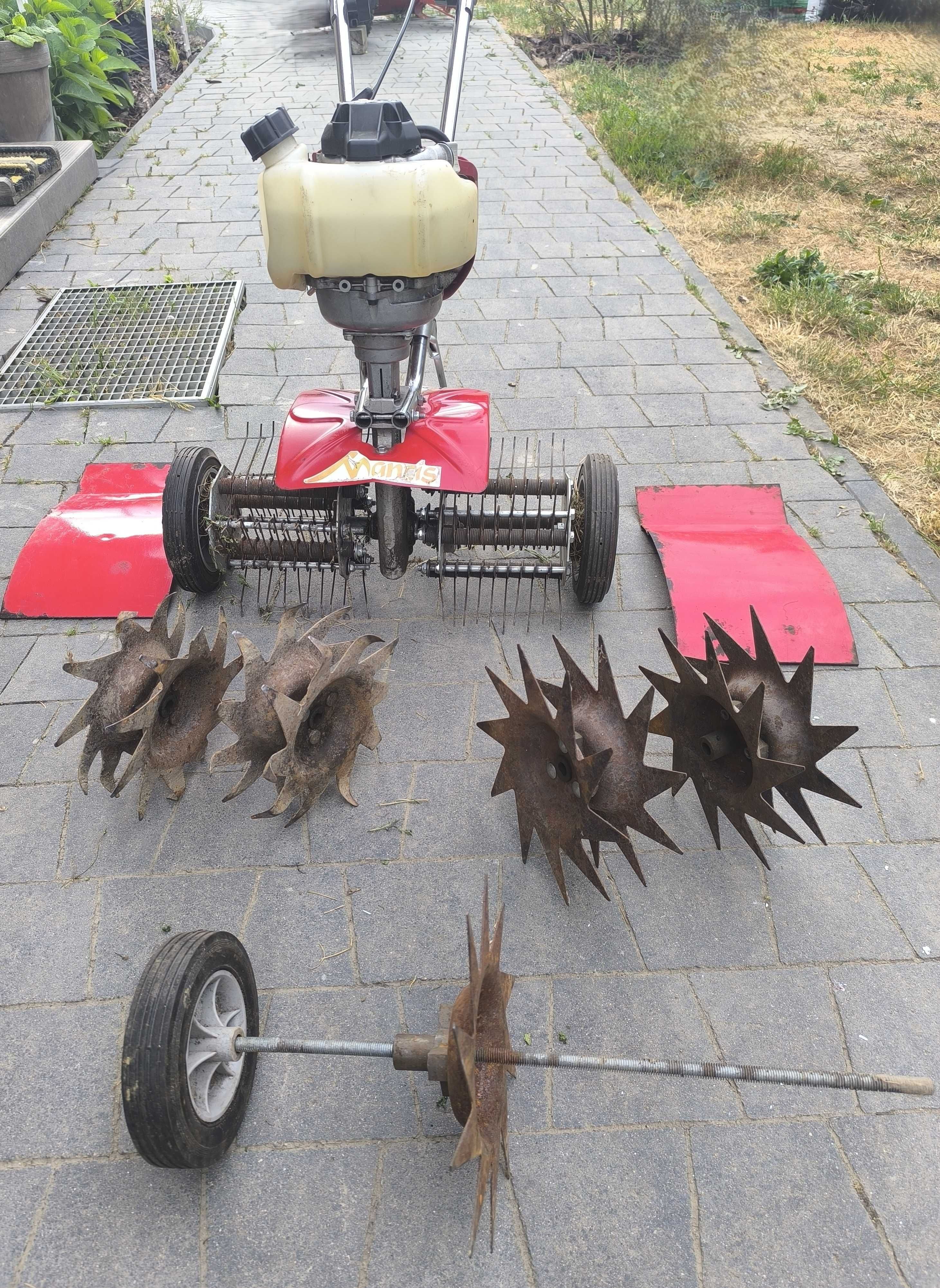 glebogryzarka, wertykulator spalinowy MANTIS z silnikiem HONDA