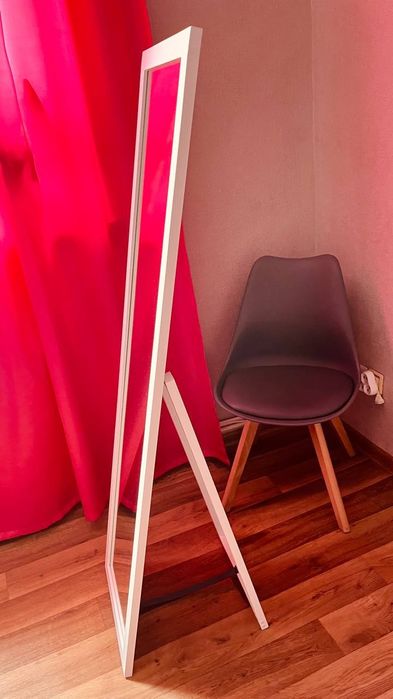 Зеркало напольное Фацет Insingl XS Белое 150*39 см. ISXSW