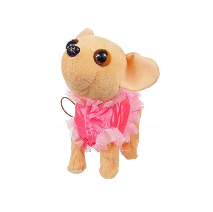 Interaktywny Piesek W Sukience Na Smyczy Szczeka