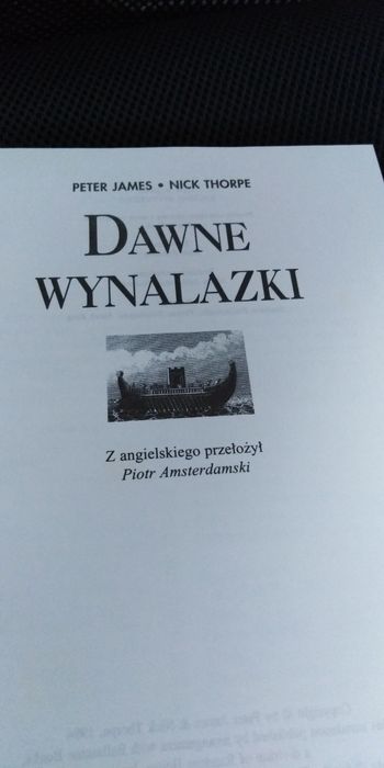 Dawne wynalazki - James, Thorpe książka