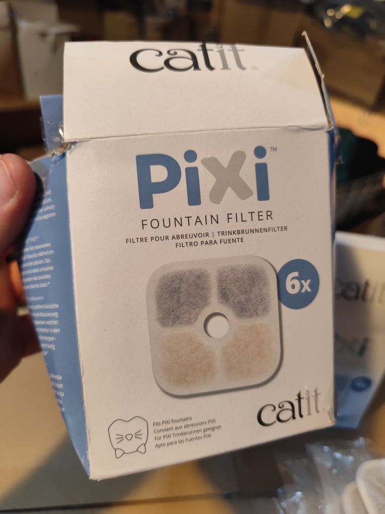 18 sztuk filtrów do poidła dla kota Catit Pixi