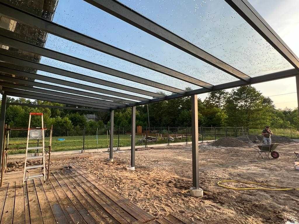 Zadaszenie Tarasu - Pergola - Ogród Letni, Aluminium/szkło na wymiar