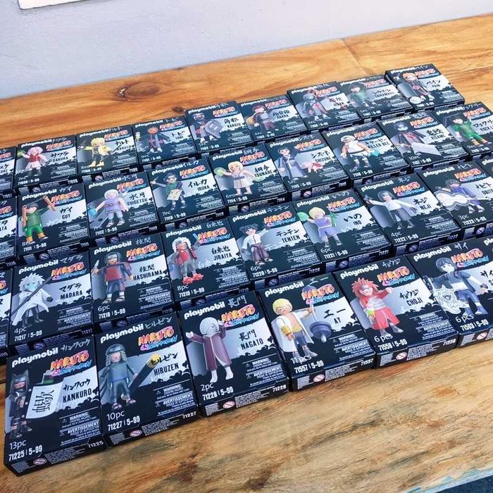 Playmobil Naruto Shippuden vários modelos diferentes 9x12cm