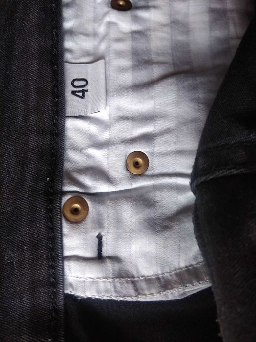 Calças Skinny pretas homem