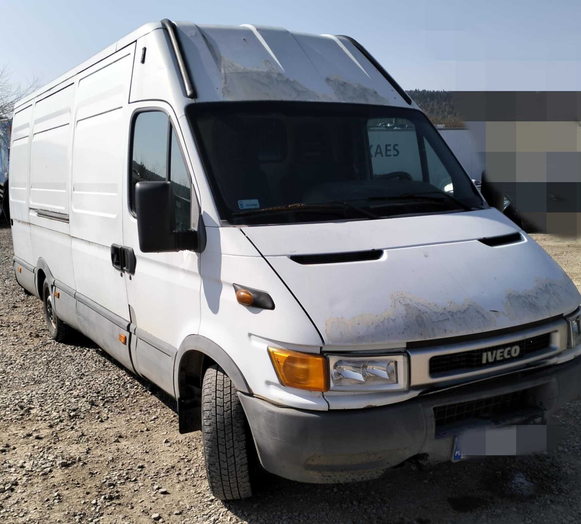 części maska zderzak drzwi lusterko resor most Iveco Daily pojedynek