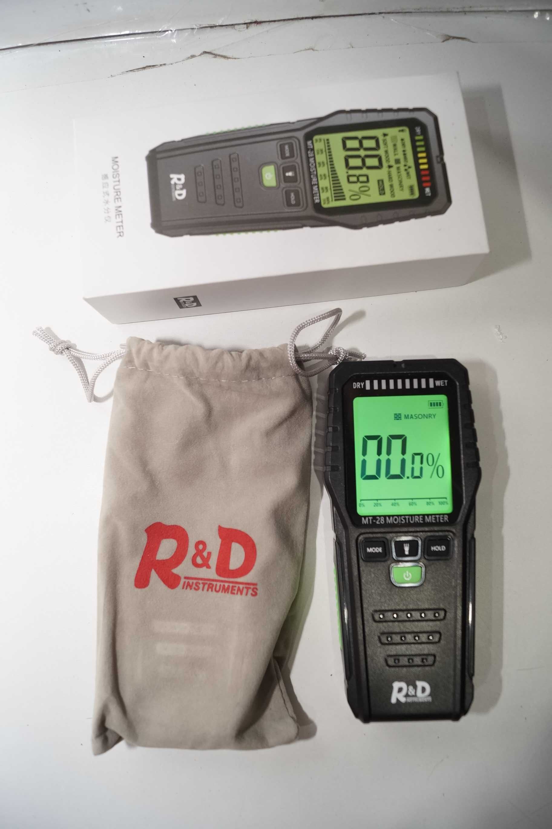 1019 R&D MT28 Miernik wilgotności drewna Tester