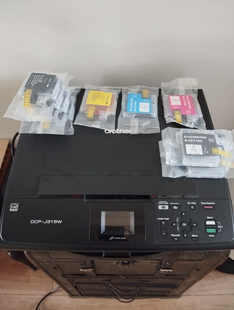 Drukarka Brother DCP-J315W. USZKODZONA błąd 4F
