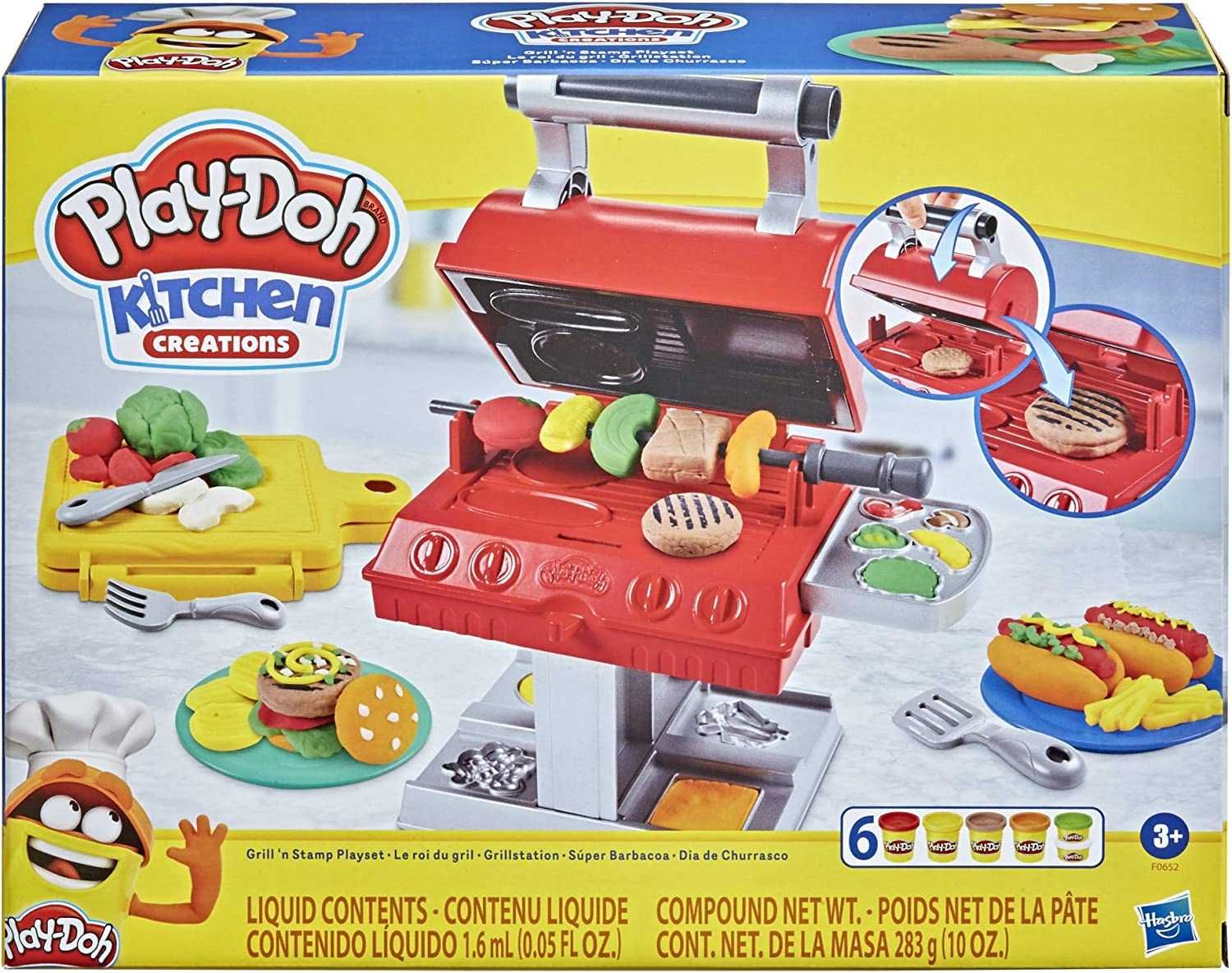 Набор для лепки  Play-Doh Kitchen Creations Grill Гриль (F0652)