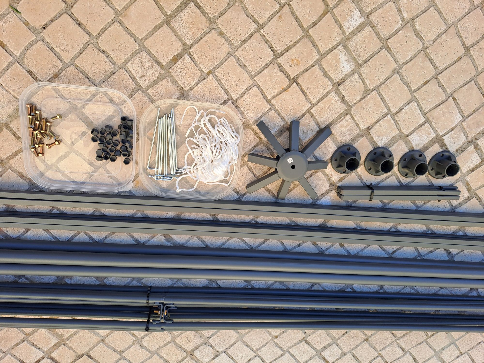 Pérgola, toldo multiusos