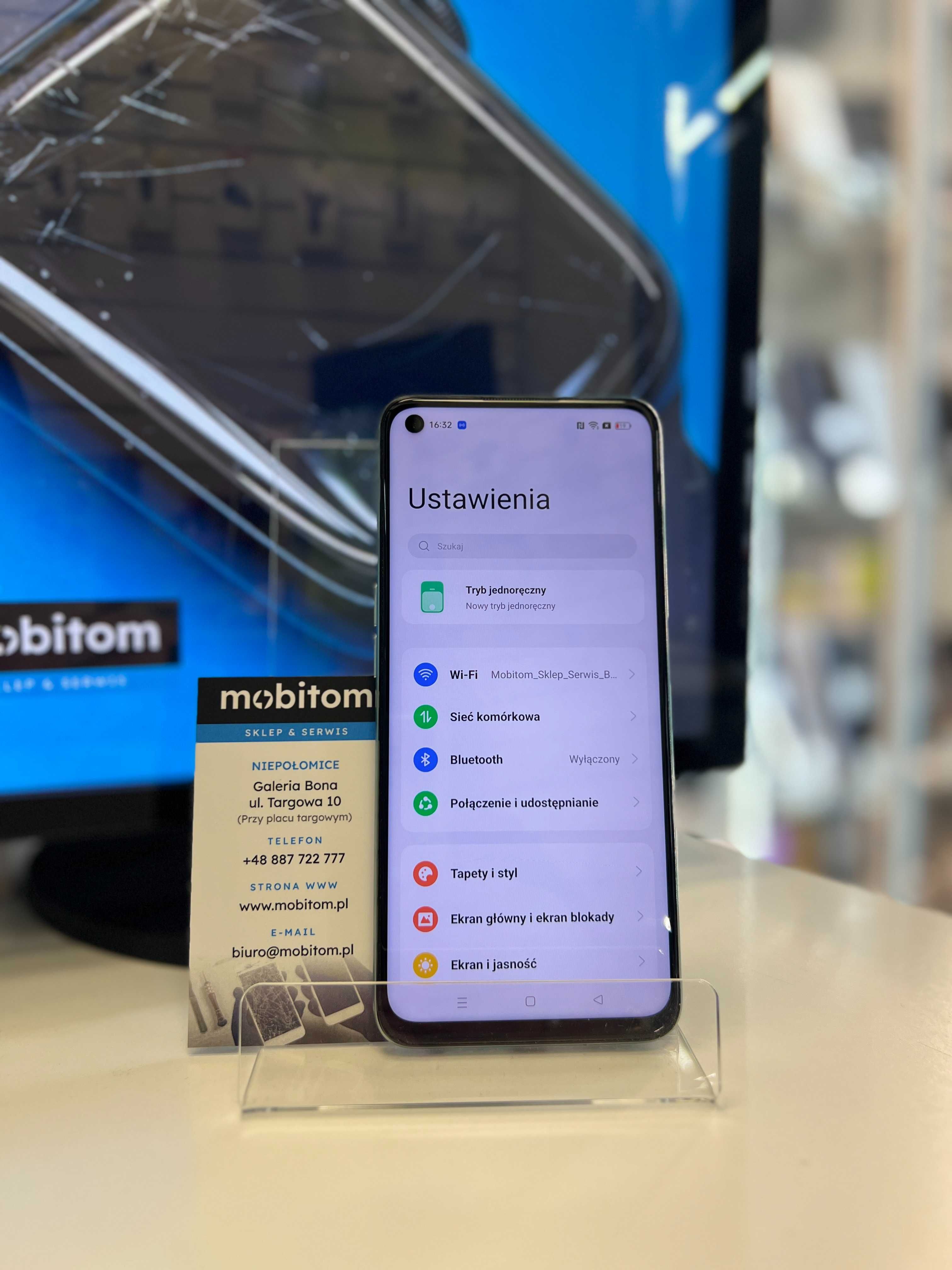 Oppo A96 6/128GB Blue / Niebieski Gwarancja 3 msc. FVM NIEPOŁOMICE