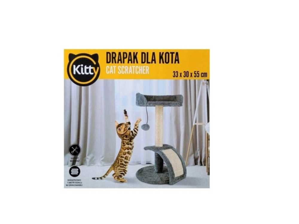 NOWY Drapak wieża dla kota Kitty 33x30x50 cm