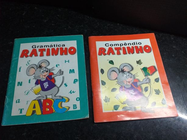 Livros: gramática e compêndio - colecção ratinho