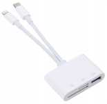 Adapter 3W1 Lightning USB C do SD/TF/USB 124