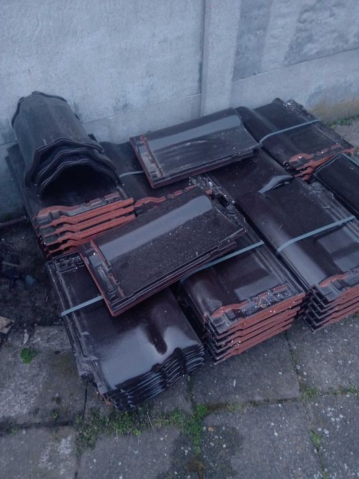Okazja!! Dachówka ceramiczna Rubin 9V Braas 47 sztuk i 8 innych.