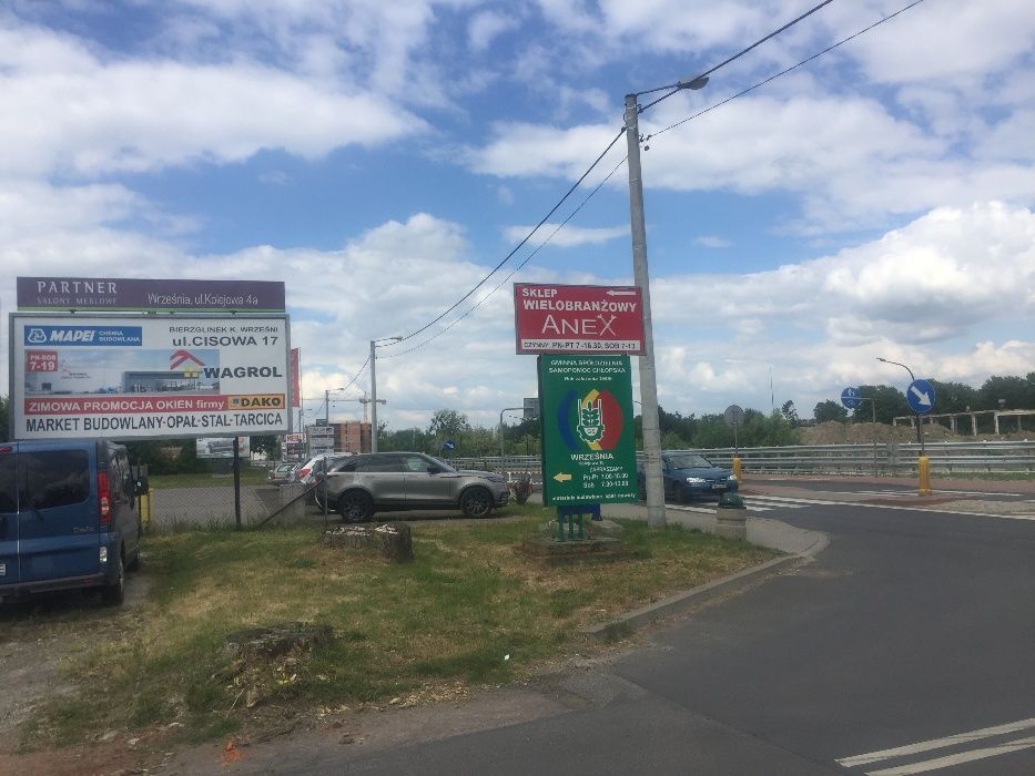Billboard Billboardy reklama Września wynajem