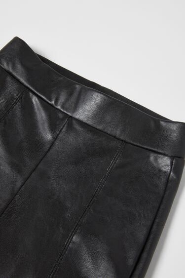 Легінси Zara під шкіру лосіни, леггинсы кожа 10 років (140 см)