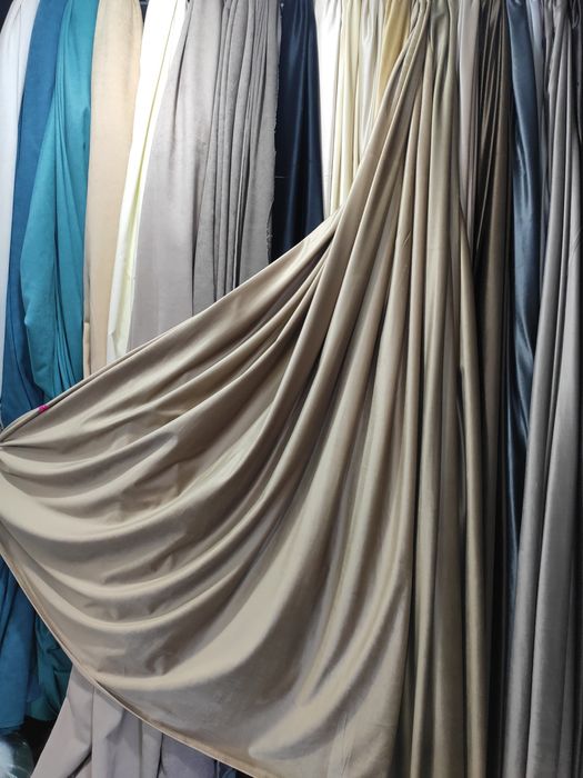 Штори оксамит, гардины бархат, тюль, велюр, мікровелюр